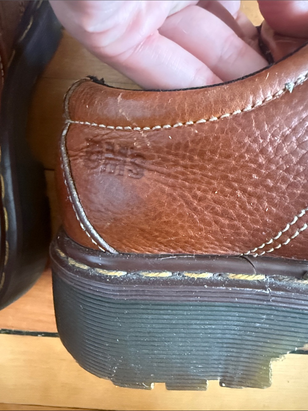 Doc Martens Brown Bowler Shoe - Picture 5 of 6